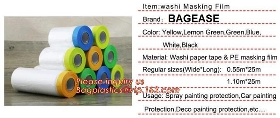 HDPE 마스킹 막, 실내 응용 사전에 마련한 드롭 크로스, 마스킹 막, 보호막 hous를 페인트를 칠하는 미리 녹음된 커버 차