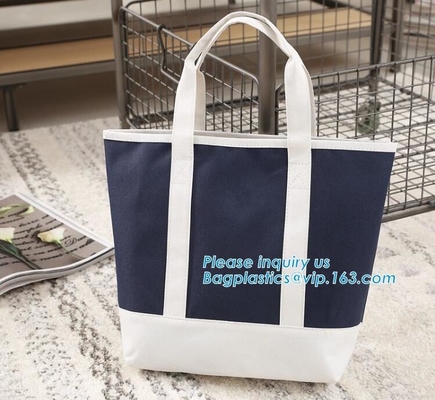 고급 품질 프로모셔널 온라인 쇼핑 면 자루 블랭크 값이 싼 코팅된 면 캔버스 백, 비에 큰 주머니와 요가 가방