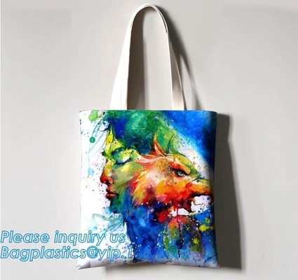 100% 유기농 면 핸들 쇼핑 bag,06-12 항공 회사 코드 캔버스 패션은 맞춘 긴 가방끈 인쇄 로고 면포 포장백 바게아세를 나릅니다