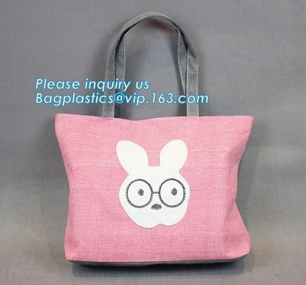 주문 제작된 인쇄된 로고는 핸들, 패션과 쇼핑 운반 jute bags와 환경적 맞춘 황마 쇼핑 가방을 적층했습니다