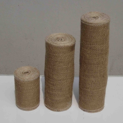 각각 명부 장식적 끈 황마 섬유 5 센티미터 폭 5 미터, 주문 제작된 도매 삼베 명부 /Jute 명부, 삼베 직물 롤 주