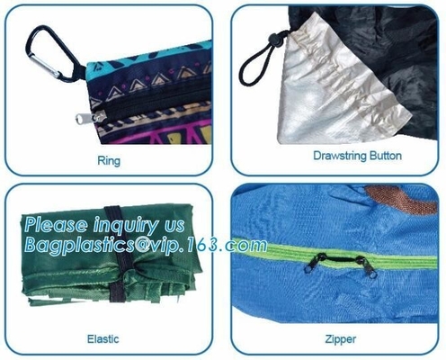 독일 슈퍼마켓 재활용 폴리에스테르 폴드형 쇼핑 가방 접는 방식 재활용 폴리에스테르 Bag,polyester/ 나일론 늘어진 선