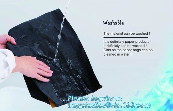 타이벡 클러치백, WASHABLE 포장 봉지, 방수 타이벡 핸드백, 환경 친화적인 채 재활용된 맞춘 경량의 타이벡 여성용 대형 손가방