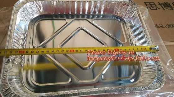 트레이 패스트 푸드 버릴 수 있는 박막 용기 알루미늄 호일 용기 알루미늄 용기 BAGEASE PACKAG를 준비하여 잘 팔리기