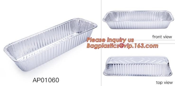 OEM 버릴 수 있는 부엌 사용 알루미늄 박막 용기, 쉬운 개구와 단순한 처분 알루미늄 포일 용기 BAGEASE 정치활동 위원회