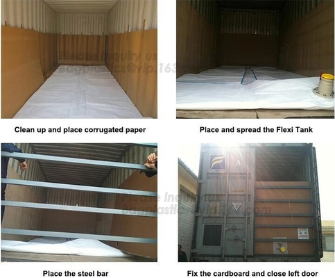 벌크 액 운송, 해바라기유 크기 플렉시탱크 20ft 컨테이너 Ｆ를 위한 버릴 수 있는 5 층 24000 원 플렉시탱크