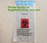 플라스틱 오토크래이버블 생물학적 위험 쓰레기백 환경적 음각 인쇄된 패키징