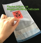 의학 연구실 시료 백 불모 생물학적 위험 견본 봉투