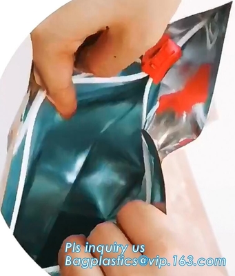 풀 담배는 검은 재밀봉할 수 있는 평평한 알루미늄 포일 작은 주머니를 책장을 넘깁니다, 1g,3g,5g,10g 담배 쌈지 식물지 가방이 팟포의 판매를 뜨겁게 합니다
