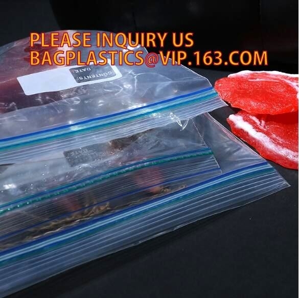 포장 샌드위치, 그라비아 인쇄 ＬＤＰＥ 플라스틱 두배 집록크 새나터리움을 위한 레씰러블 ＬＤＰＥ 식품 등급 이중 지퍼 실 백