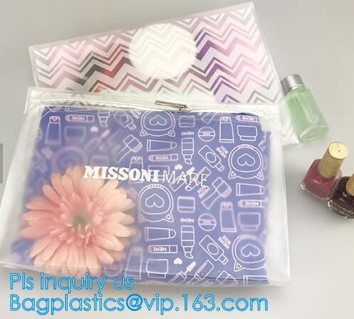 비닐 지퍼 팁 / 명백한 슬라이더 pouch/ 비닐 슬라이더 백, 옷을 위한 얼어붙은 집록크 가방 에바 PVC 행거 가방, 에바 서리 Ｄ