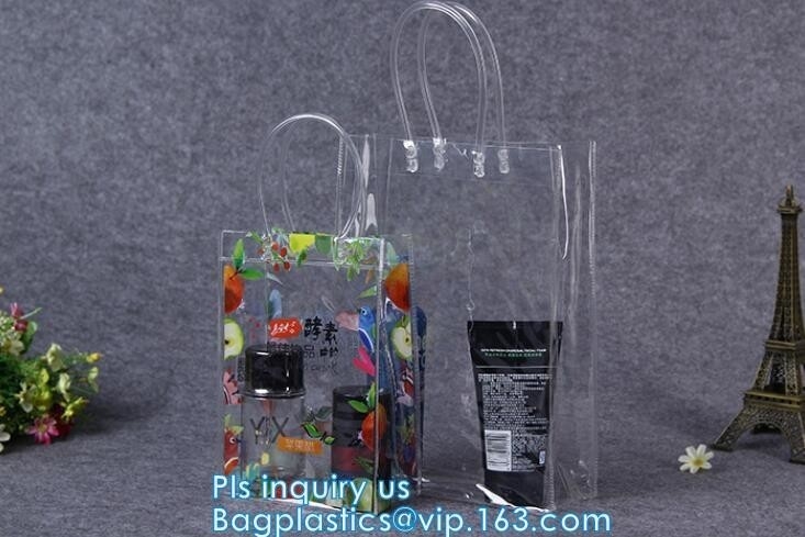 여름 바다 명백한 PVC 어깨에 메는 백 / 투명한 여성용 대형 손가방, 젤리 PVC 자료 사탕색 해변 투명한 여자 슈라이이드