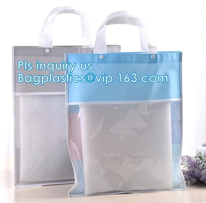 방수 PVC 플라스틱 쇼핑 가방, eco 우호적 세척할 수 있는 플라스틱 PVC 쇼핑 가방, 그렇게 하기 위한 오래가는 여성 쇼핑 빛나는 pvc