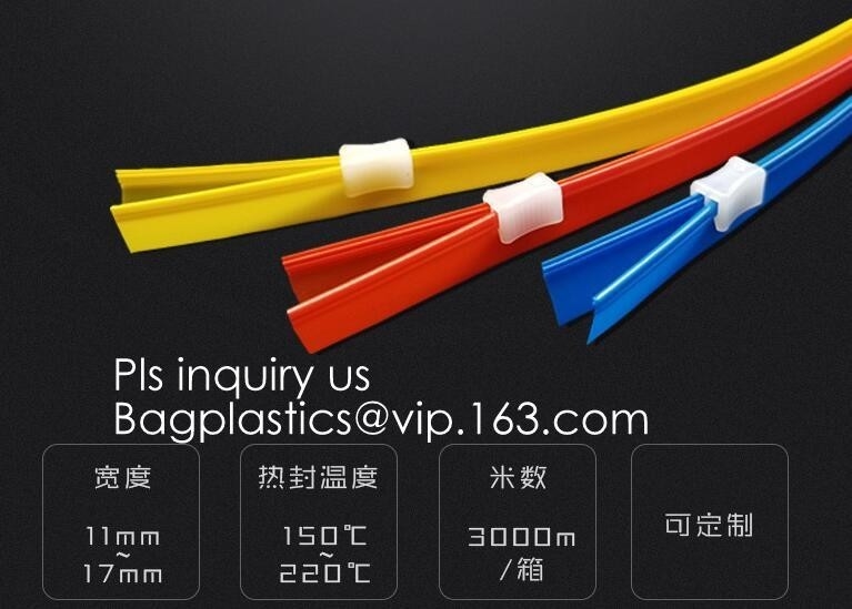 팔려고 내놓 환경 친화적 큰 플라스틱 백 수평선상 평평한 지퍼, 수평선상 pvc 지퍼, pvc 투명한 평평한 지퍼