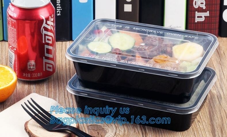 프리미엄 식사 Prep 용기 3 칸막이 BPA-FREE 식품 저장실 극초단파로 발송할 수 있는 식기 세척기 안전한 플라스틱 점심 벤토 상자