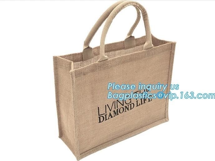 로고 프린팅, 평범한 eco jute bags와 eco 우호적 인색한 프로모션 황마 천 여성용 대형 손가방 도매, 평범한 여성용 대형 손가방 황마