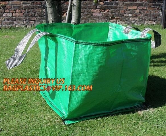 집의 정원 공급 재사용할 수 있는 원예 접을 수 있는 정원은 Bags,2Pcs/Set 대용량 272L 쓰레기 정원 잎 잡초를 책장을 넘깁니다