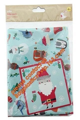 Happy Penguin Winter Christmas Holiday Party Plastic Giant Gift Sack Bag,Christmas Designs Gift Bags Plastic Poly Bag Ju