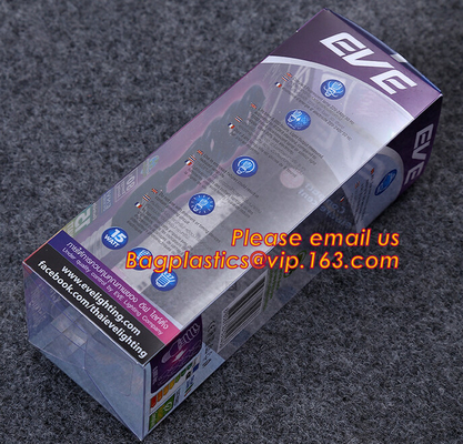 transparent plastic box, High quality custom design logo printing clear plastic box wholsale,plastic packaging box,pet